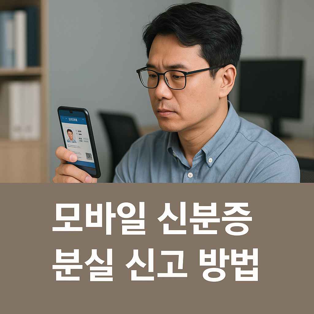 모바일 신분증 분실 신고 방법, 직접 겪고 알게 된 현실