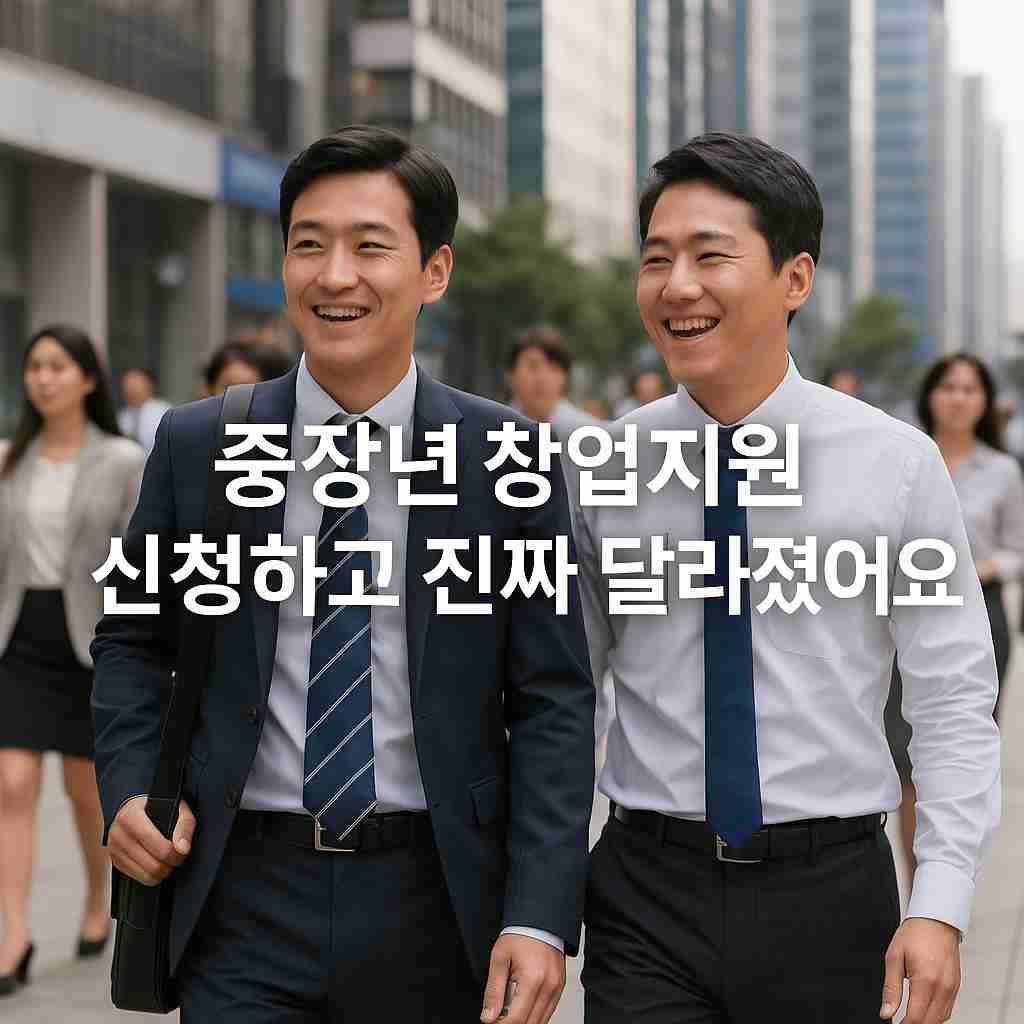 중장년 창업지원 신청하고 진짜 인생이 달라졌어요