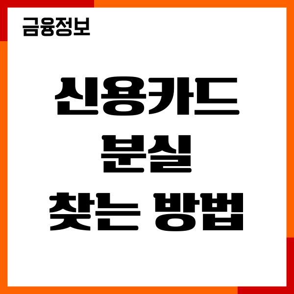 신용카드 분실 찾는 방법, 대처법, 재발급 절차, 발급후기